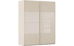 Goossens kledingkast finca combi glans mat glas bruin hoogwaardig meubelplaat - 8244402-{merk}-finca-combi-sts-bruin-schuifdeuren-02